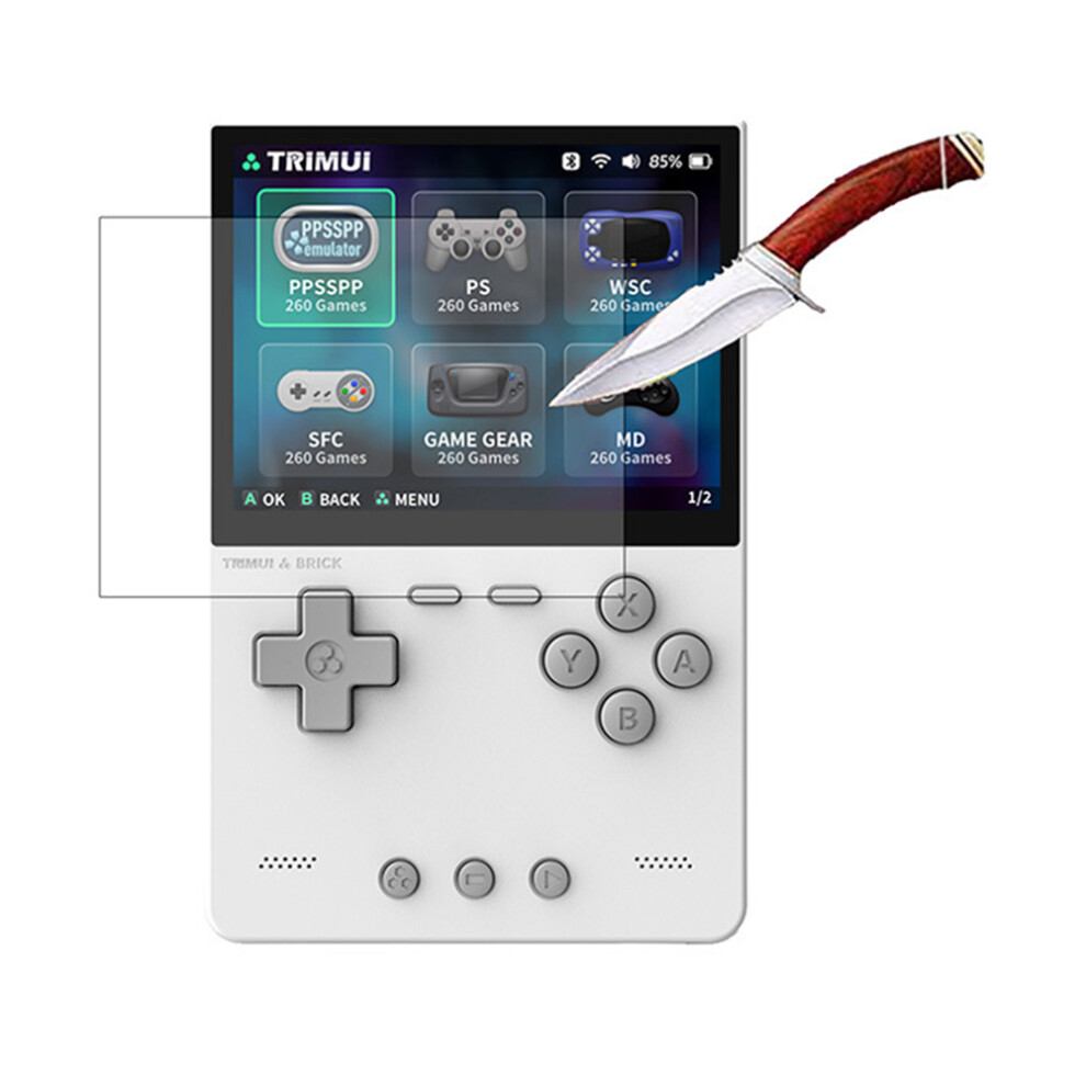 For Trimui Brick Tempered Glass Screen Protector Films Ultra-Clear 9H Game Console Screen Protector Film Tempered Glass Film 6935161666793