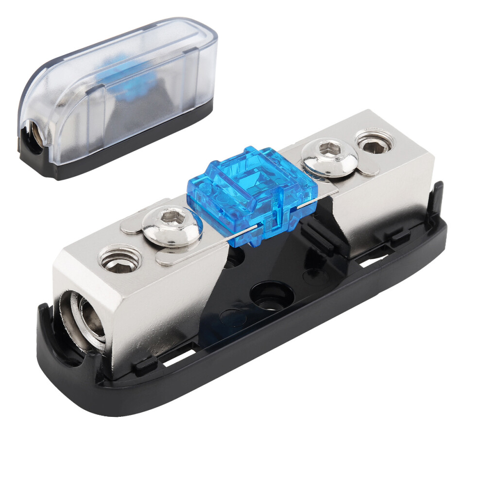 Car Audio Refit Fuse Holder 60A Dc 12V Car Stereo Audio Amplifier Subwoofer Circuit Breaker Inline Fuse Holder Box 6935161652499