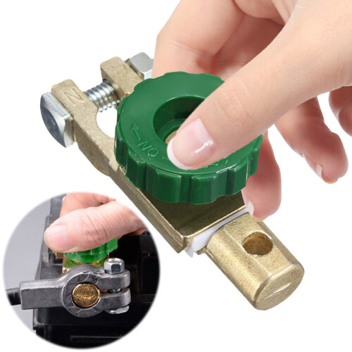 Battery Isolator Switch 12V/125A Quick Cut-off Disconnect Isolator Switch Battery Terminal Link Switch for Electrical Equipment
