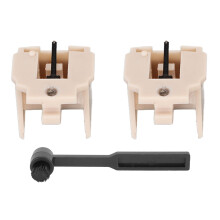 2PCS Turntable Needle Replacement Stylus with Brush for AT LP60 & More