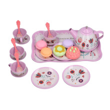 Set de juguetes para fiesta de té para niñas, de plástico, 25,5 x 18,5 x 10 cm