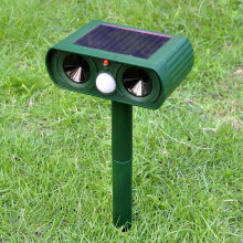Upgraded Solar Tierabwehr Mit Bewegungssensor  Blinklicht – Outdoor Schallwellentechnologie Tierabwehr Für Terrasse, Garten  Verschiedene Tiere