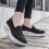 (Black, 35) Damen Atmungsaktive Mesh Wanderschuhe 1
