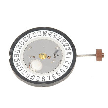 Watch Movement Model 515, Silver Metal with Crown at 6 o‘Clock, High Precision Calendar Function for Watch Repair