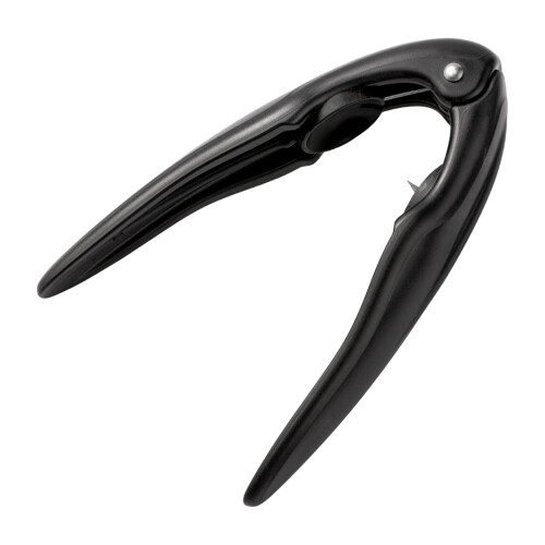 (Black) Stainless Steel Chestnut Cracker for Hard Shell Nuts