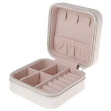 Jewelry Box, Foldable and Portable with Soft Lined Interior for Compact Storage