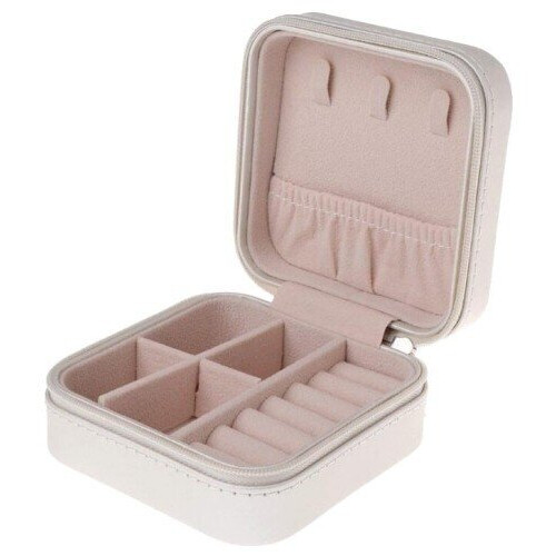 Jewelry Box, Foldable and Portable with Soft Lined Interior for Compact Storage