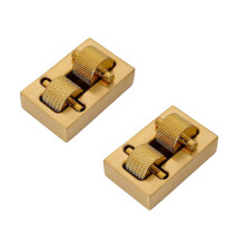 Leather Edge Dyeing Tool, Brass Material Wear-Resistant, Includes Container with 2 Application Heads for Leathercraft Projects