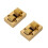 Leather Edge Dyeing Tool, Brass Material Wear-Resistant, Includes Container with 2 Application Heads for Leathercraft Projects 1