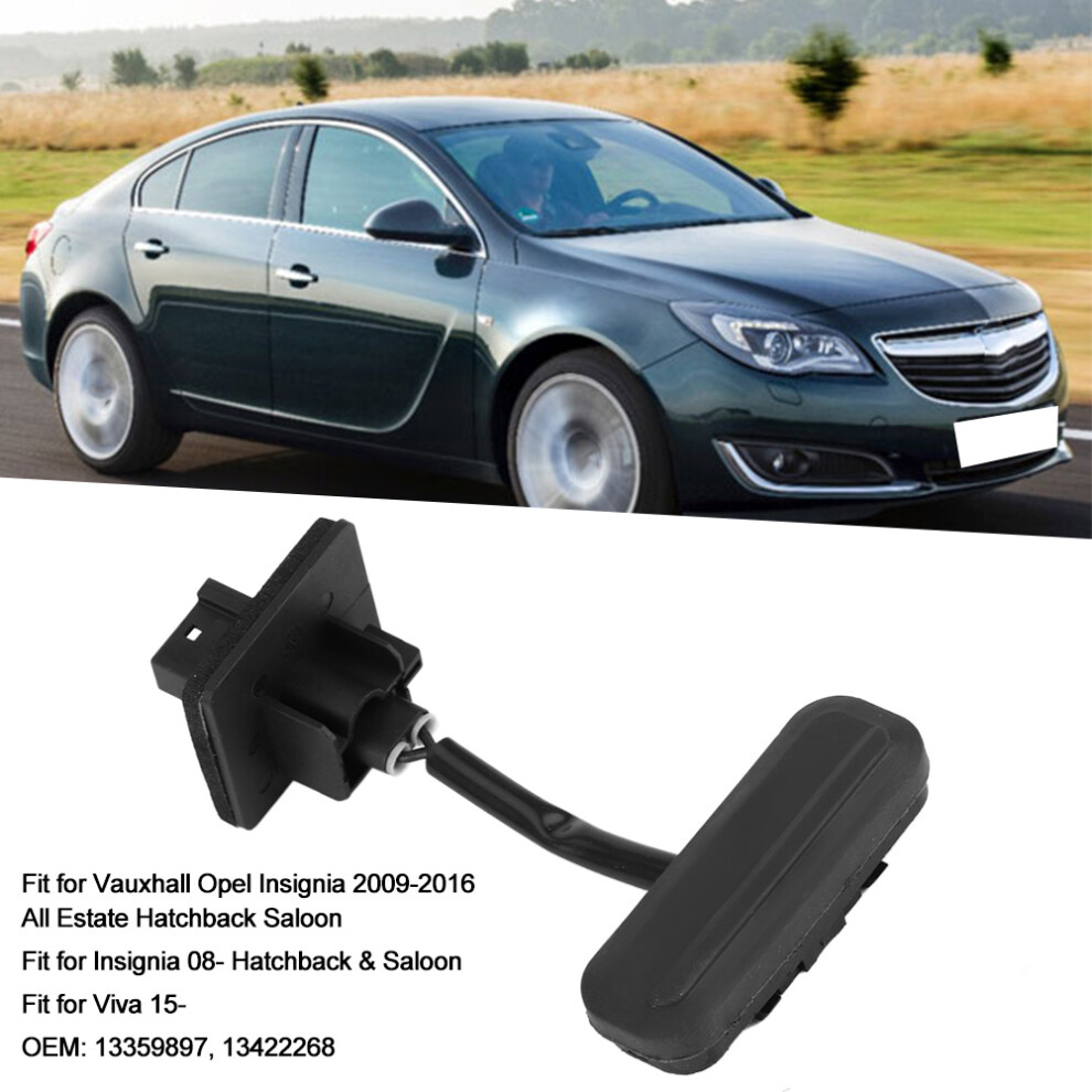 Tailgate Boot Door Switch For Vauxhall Opel Insignia 2009-2016 Black 7891392538065