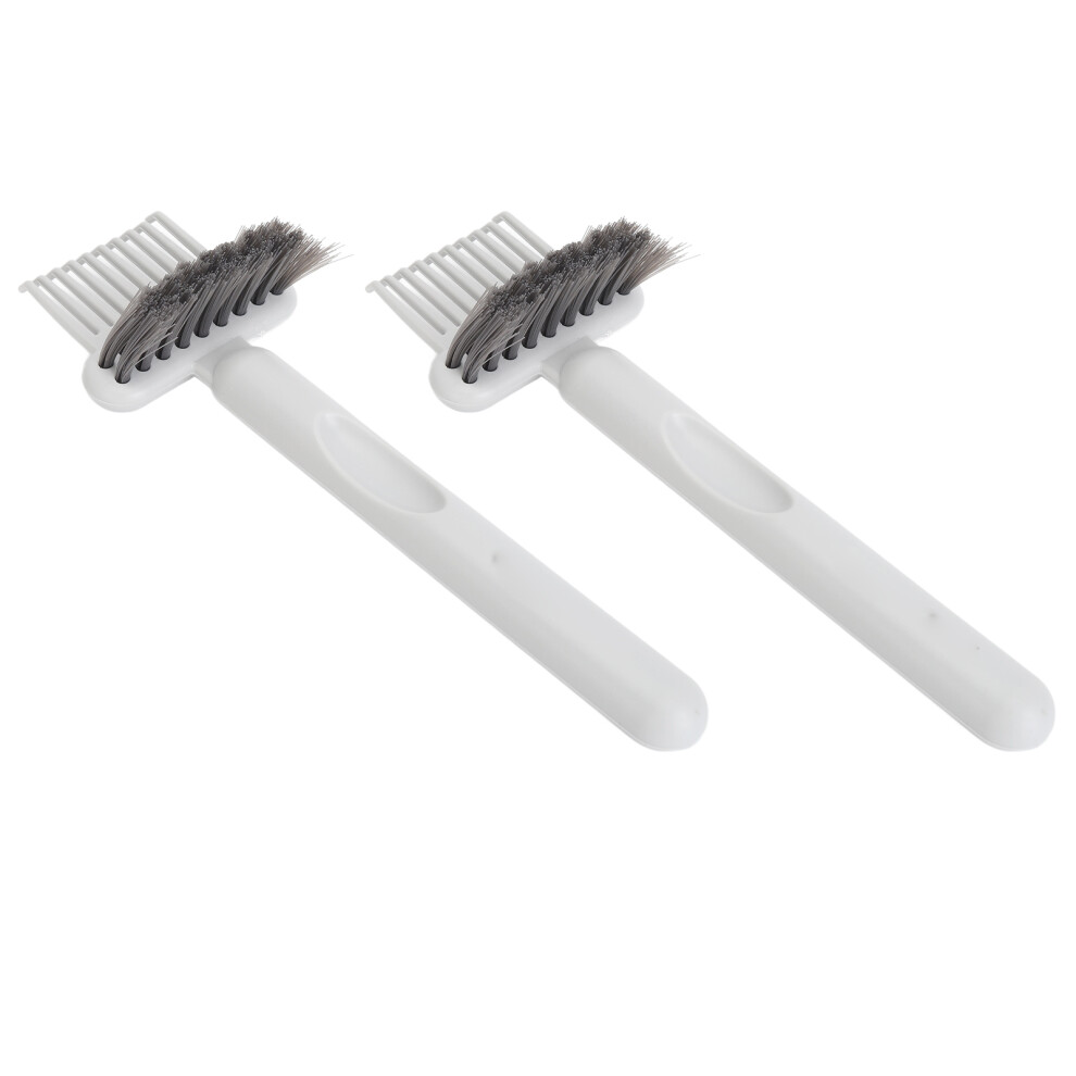 Unisex 2Pcs Plastic Hair Comb Cleaner Brush With Ergonomic Handle For Dust Removal