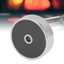 304 Stainless Steel & Carbon Fiber Record Weight Stabilizer, Silver/Black