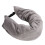 Grey Stuffable Travel Neck Pillow with Adjustable Strap, Soft & Packable 14