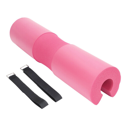 Pink Barbell Squat Pad for Shoulder & Hip Support, 43.5cm