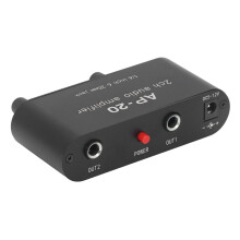 Preamplificatore a due canali indipendente 1/4 di pollice 0-20dB