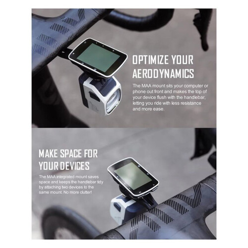 Integrated Out Front Bike Mount,Compatible with Handlebars,Bracket for  Computer/Bike Front Lights for 1