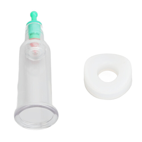 Finger Cupping Cup Vacuum Massage with Curved Ring