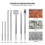 Tungsten Carbide Drill Cutter Set Precision Round Shank Bits for Masonry and Concrete 2