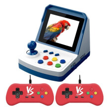 A6PLUS Retro Arcade Video Game Console 1000+ Games 3.2inch Screen Built in Joystick Support TV Output Home Arcade B