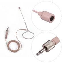 Universal Single Ear Condenser Microphone 3.5mm for Phone DSLR Camera Laptop