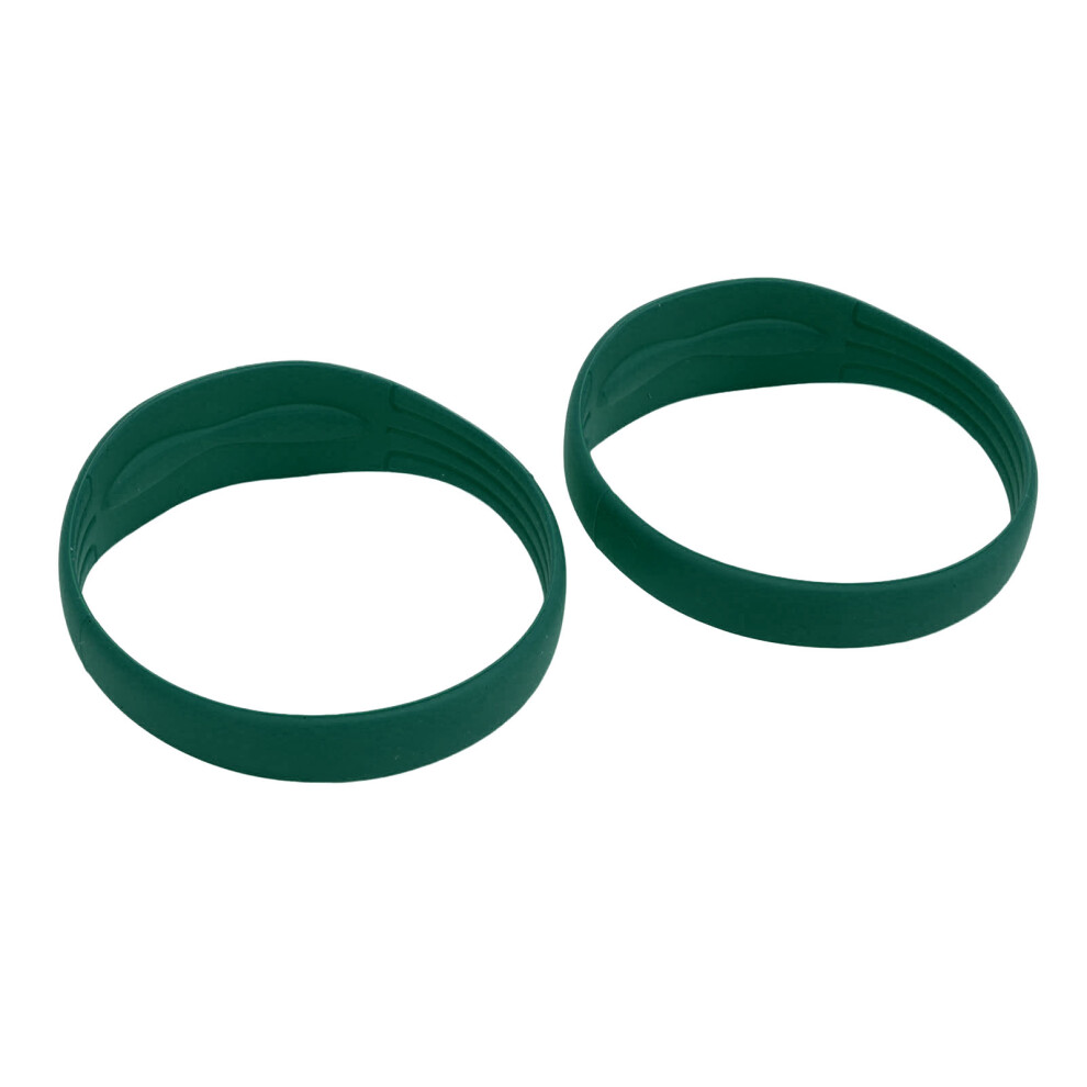Green Running & Basketball Knee Support 2Pcs Silicone Patella Stabilizer Band