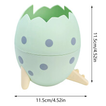 (Green) Dino Egg Trash Bin - Office Kitchen Decor