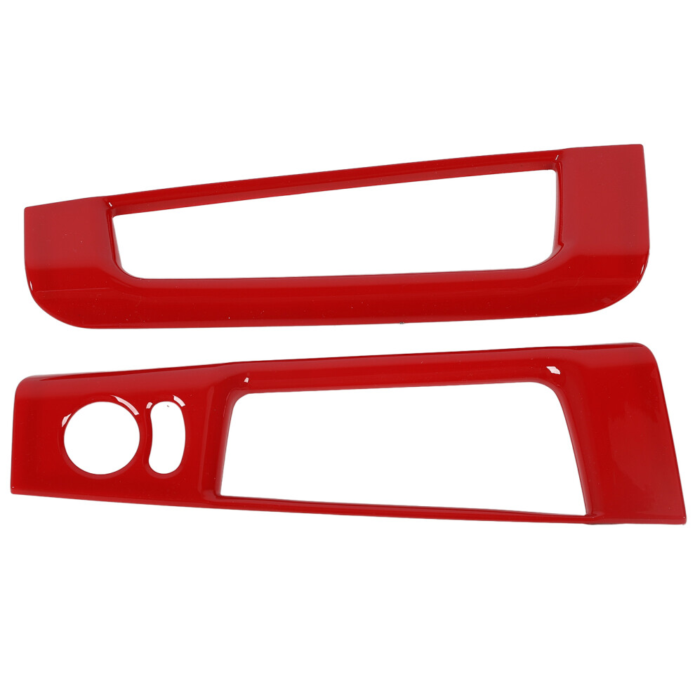Interior Door Storage Organizer Cover Trim For Abarth 595 2007-2024 Red 9461388209903