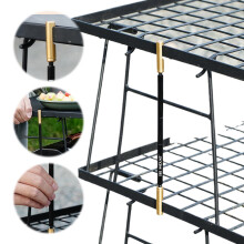 Grid Table Fixing Rod Lightweight Camping Table Connecting Rod Outdoor Grid Table Connecting Rod for Outside Garden Backyard