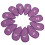 12Pcs Purple Golf Iron Head Covers Set Numbers 1
