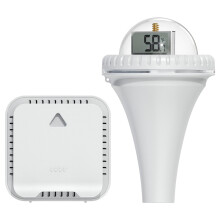 Floating Digital Pool Thermometer Wireless 12H/24H Indoor/Outdoor Temp Gauge