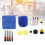 Set di 17 pennelli per detailing auto - Plastica/Metallo 1