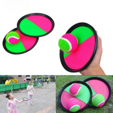 1Set Kids Sticky Ball Toy Set Outdoor Sports Catch And Throw Game Parent-Child Interactive Throw And Catch Outdoor Toys