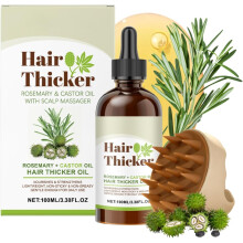 100ML Rozemarijnolie Haargroeiolie, Castorolie Haargroeiserum, Haargroeiessence Oil Met Hoofdmassageset