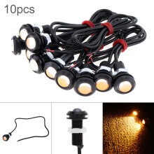 10pcs 12V 18MM LED Car Eagle Eye Light Auto DRL Daytime Running Light Turn Signal Backup Reversing Parking Tail Car Lamps Bulb