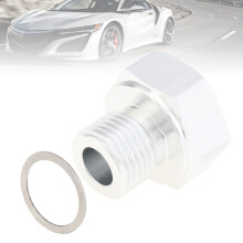 M16 Sensor Connector 1.5 to 1 / 8 Threaded Pipe Fittings Oil Pressure Adapter for LS Series Engine Metallic Gasket NPT Adapter