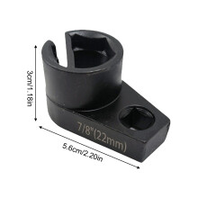 22mm Oxygen Sensor Wrench - Durable Vehicle Tool