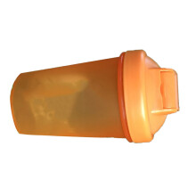 500 ml PP Proteinpulver-Shakerflasche mit Edelstahlkugel - Orange