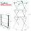 3 Tier Foldable Clothes Airer 14m Drying Rack 3