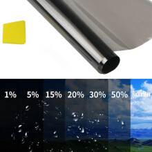 1Roll 50x3m Solar UV Protection Window Tint Film Heat UV Block Sun Shade Car Foils VLT 1%-50% Scratch Resistant Glass Sticker
