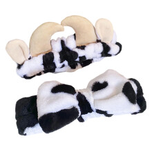 (A) Plush Ears Headband for Costume Party