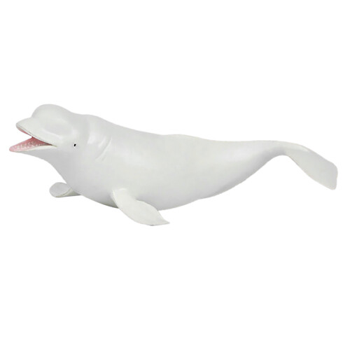 Beluga Whale Model PVC Plastic 18 x 5cm Figure