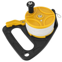 Bobina da immersione Cave & Exile 46 m filo bianco spola per dito uso versatile giallo