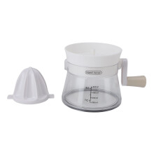 Spremiagrumi manuale portatile bianco 11.82oz