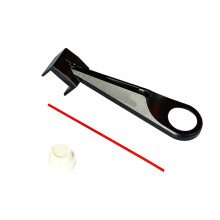 Motorcycle Chain Lube Oiler Tool Mess-Free Chain Wax Chain Cleaner Attachment Lubricant Straw Holder Positioner Applicator