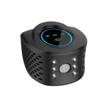 High Power Repeller 360 Ultrasonic Insect Repeller with 6 Strobe Lights Pir Effectively Repels Rodents with UK Plug B