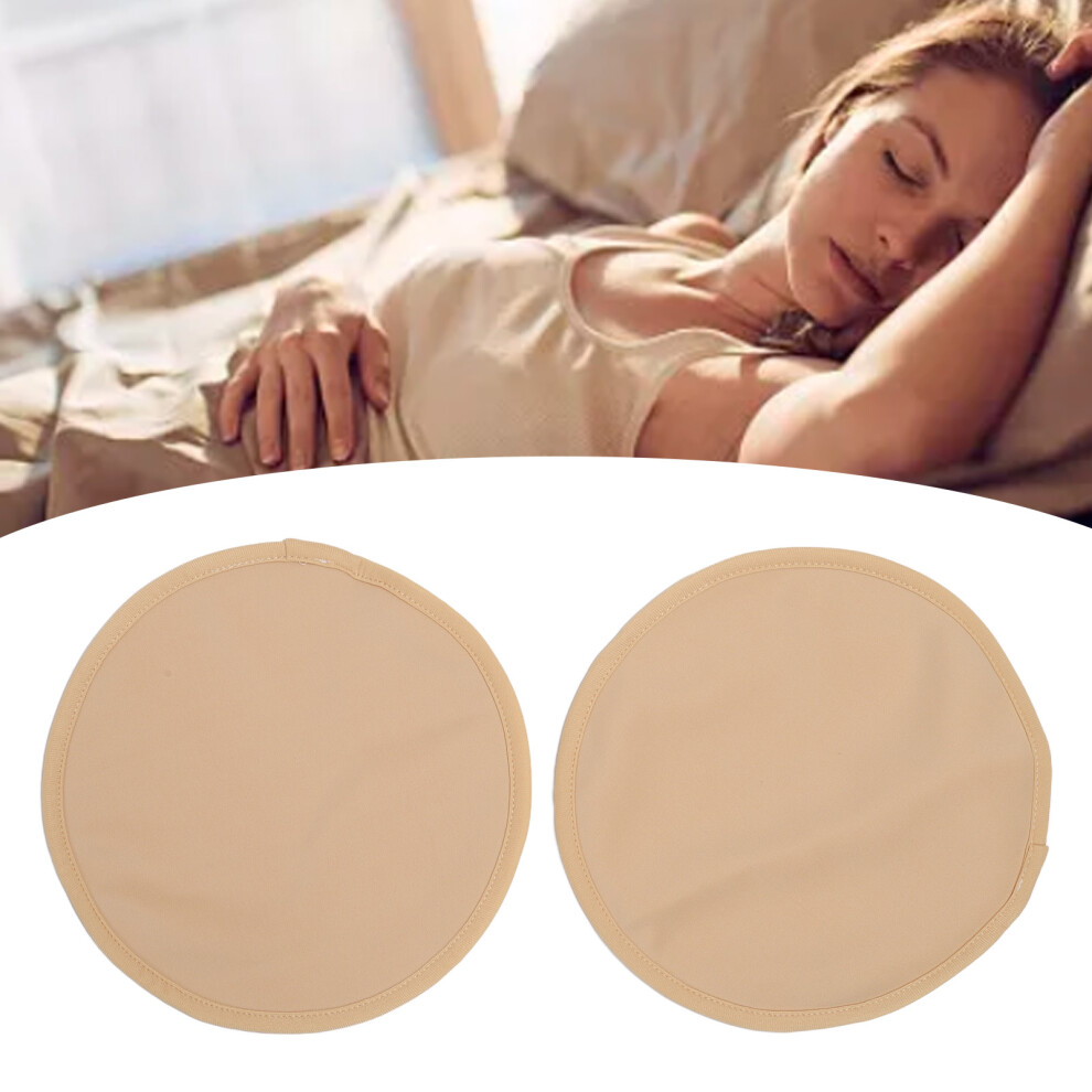 2pcs Reusable Castor Oil Breast Pad, Leak-Proof, Hypoallergenic Cloth