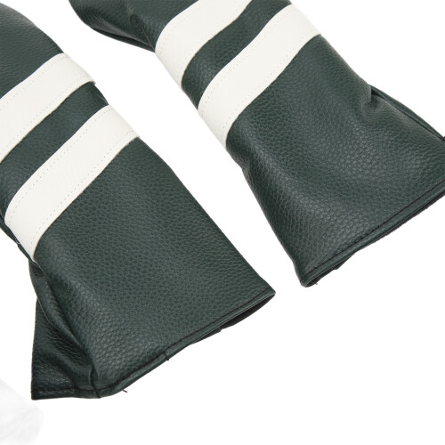 Dark Green PU Driver Headcover, 8.3oz, Dustproof 2