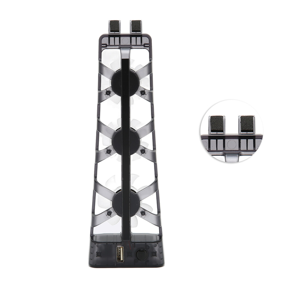 Ps5 Cooling Fan For Disc & Digital Edition Game Console, Abs Material 7891388228215