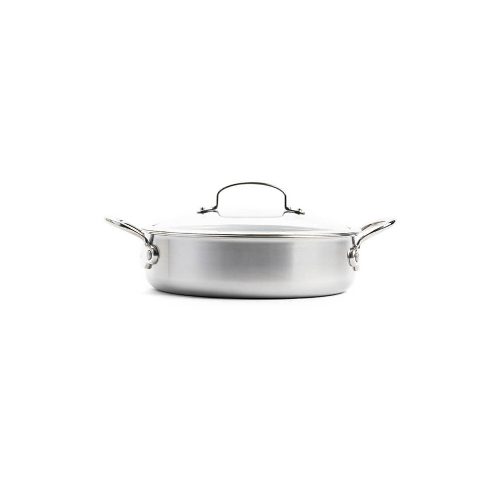 Greenpan Premiere 3-Ply Stainless Steel Non-Stick 26Cm / 3.8L Skillet With Lid