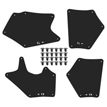 Apron Seal Set for Tundra Sequoia 53737-0C030 53736-0C030 Mud Flaps Liner Replacement Mudflaps